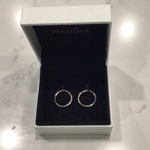 Pandora Silver Hoop Earrings